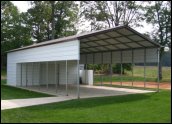 Hawthorn Woods Illinois Utility Carports and Combo Carports
